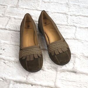 Ruffhewn women's Suede/ Leather Ballet Flats
